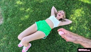 Demi Hawks – GirlCum – Park Workout