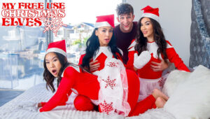 Kimmy Kimm, Sawyer Cassidy and Bianca Bangs – StepSiblingsCaught – My Free Use Christmas Elves